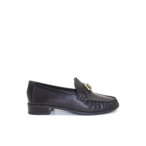 Mocasines Leby Negro Luz Da Lua